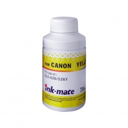 Чернила для CANON CLI-521Y (70мл, yellow, Dye) CIM-521C Ink-Mate