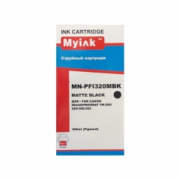 Картридж для CANON PFI-320MBK TM-200/205/300/305 Matte Black (300ml, Pigment) MyInk