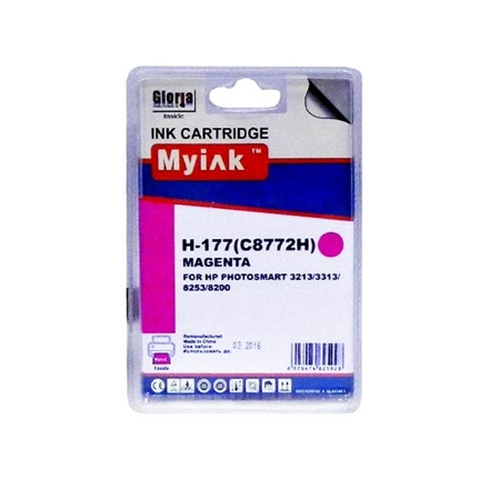 Картридж для (177) HP PhotoSmart 8253 C8772H Magenta (11,4 ml) MyInk SAL