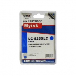 Картридж для Brother MFC-J200/DCP-J100/J105 (LC525XLC) Cyan (16,6ml, Dye) MyInk