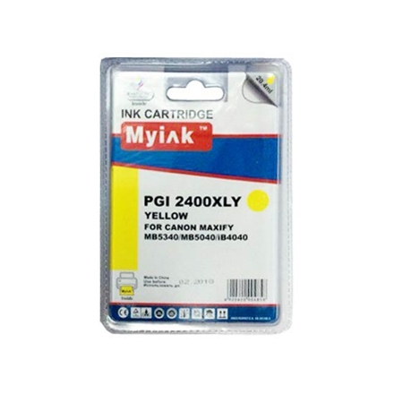 Картридж для CANON PGI-2400XLY MAXIFY MB5340/MB5040/iB4040 Yellow (20,4ml, Pigment) MyInk
