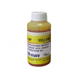 Чернила универсальные для HP (70мл, yellow, Dye) HIMB-UY Ink-Mate