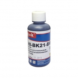 Чернила для HP ( 84) HP Designjet30/30n/90/90r/90gp/130 C5016A (100мл,black) HI-BK21-B MyInk SAL