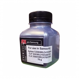 Тонер для SAMSUNG C430/480, CLP360/325 (фл,70,ч,Chemical) Silver ATM
