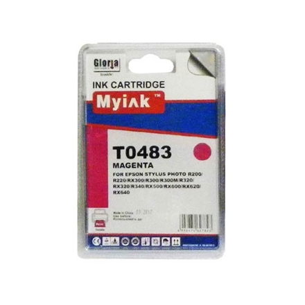 Картридж для (T0483) EPSON R200/300/RX500/600 Magenta (16ml, Dye) MyInk
