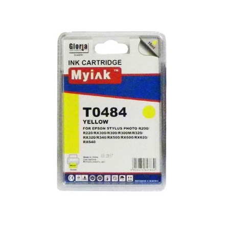 Картридж для (T0484) EPSON R200/300/RX500/600 Yellow (16ml, Dye) MyInk SAL