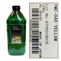 Тонер для HP Color Универсал тип TMC 040 (фл,1кг,желт,Polyester,IMEX) Green Line