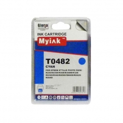 Картридж для (T0482) EPSON R200/300/RX500/600 Cyan (16ml, Dye) MyInk