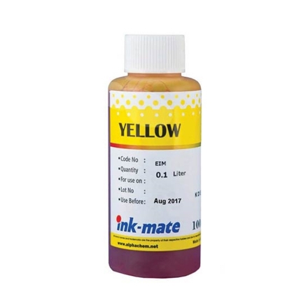 Чернила для EPSON (T6644) L100/ L200 (100мл, yellow, Dye) EIM-200Y Ink-Mate