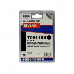 Картридж для (T0811/T0821) EPSON R270/390/RX590/TX700/1410 Black (16ml, Dye) MyInk