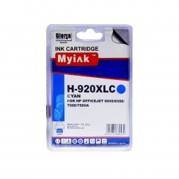 Картридж для (920XL) HP OfficeJet 6500 CD972A Cyan (14,6ml, Dye) MyInk