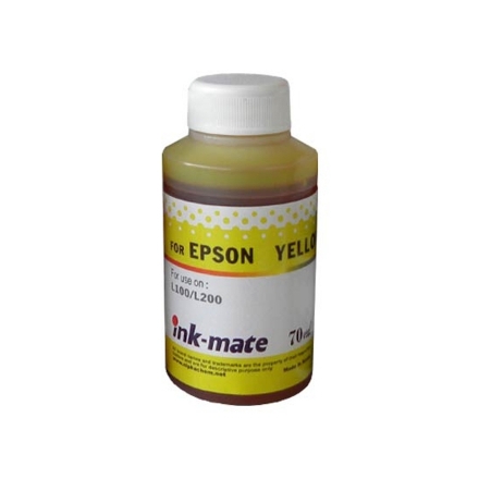 Чернила для EPSON (T6644) L100/ L200 (70мл, yellow, Dye) EIM-200Y Ink-Mate