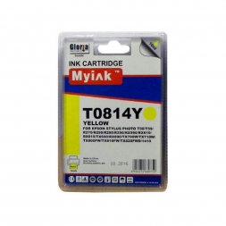 Картридж для (T0814/T0824) EPSON R270/390/RX590/TX700/1410 Yellow (16ml, Dye) MyInk