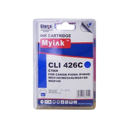 Картридж для CANON CLI-426C PIXMA iP4840/MG5140/5240/6140/8140 Cyan (9ml, Dye) MyInk