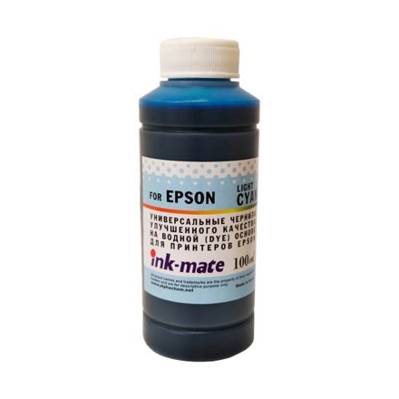 Чернила универсальные улучшенного качества для EPSON (100мл,light cyan, Dye) EIMB-ULCN Ink-Mate