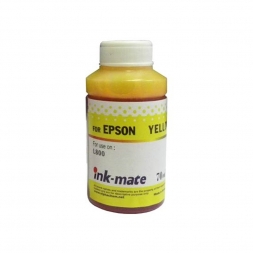 Чернила для EPSON (T6734/T1704) L800/ Expression Home XP-103/203/406 (70мл, yellow, Dye) EIM-801Y Ink-Mate