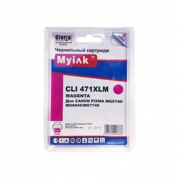 Картридж для CANON CLI-471 XLM PIXMA MG7740/6840/5740 Magenta MyInk