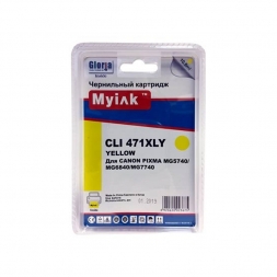 Картридж для CANON CLI-471 XLY PIXMA MG7740/6840/5740 Yellow MyInk