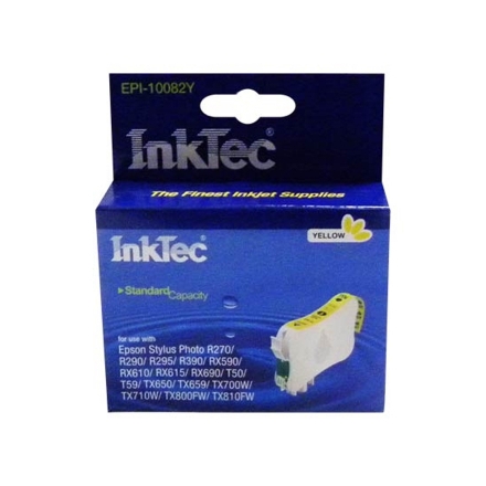 Картридж для (T0824N) EPSON R270/390/RX590/TX700 Yellow InkTec