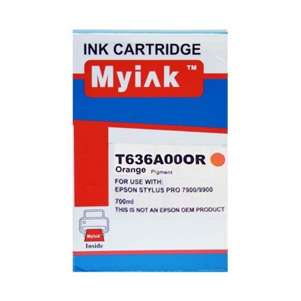 Картридж для (T636A) EPSON St Pro 7900/9900 Orange (700ml, Pigment) MyInk