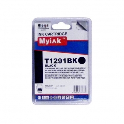 Картридж для (T1291) EPSON St SX420/525/620/Office BX305/525 Black (15ml, Pigment) MyInk