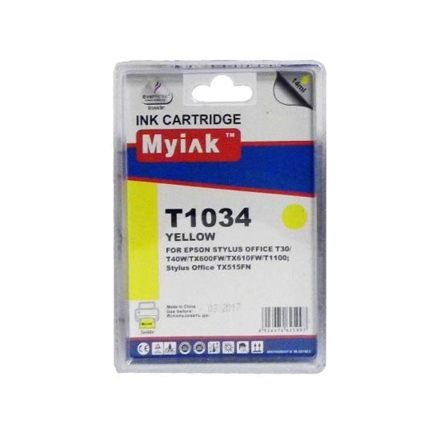 Картридж для (T1034) EPSON St Office T40W/600FW/610FW Yellow (14ml, Pigment) MyInk SAL