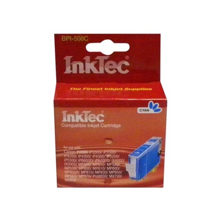 Картридж для CANON CLI-8C PIXMA IP-4200/5300/Pro 9000 Cyan InkTec SAL