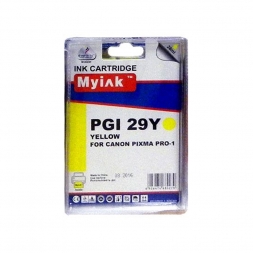 Картридж для CANON PGI-29Y PIXMA PRO-1 Yellow MyInk SAL