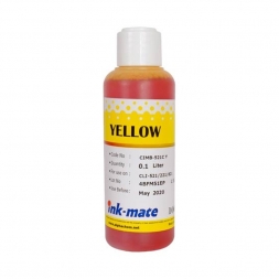 Чернила для CANON CLI-521Y (100мл, yellow, Dye) CIB-521Y Ink-Mate