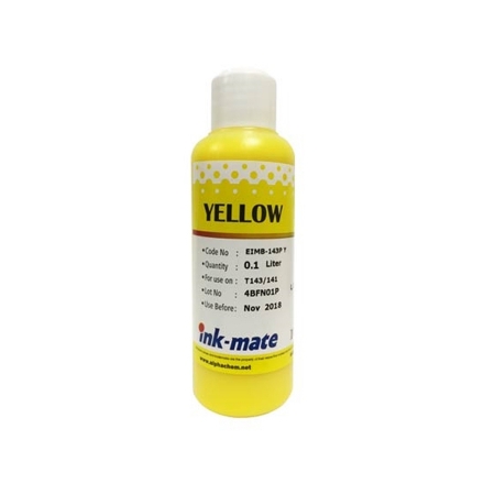 Чернила для EPSON (S22/T50/L800) (100мл, yellow, Pigment) EIMB-143PY Ink-Mate