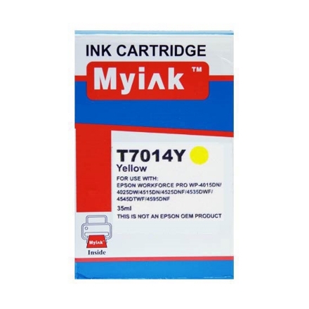 Картридж для (T7014) EPSON WorkForce Pro WP-4015/4025/4515/4525/4535 желт MyInk SAL