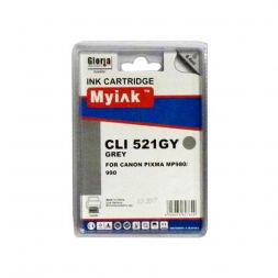 Картридж для CANON CLI-521 GY PIXMA MP980/990 Gray (8,4ml, Dye) MyInk