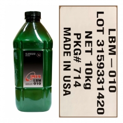Тонер для Lexmark Универсал тип LBM 010 (фл,1кг,IMEX,Polyester) Green Line