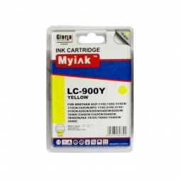 Картридж для Brother DCP-110C/MFC-210C/FAX-1840C (LC900Y) Yellow MyInk