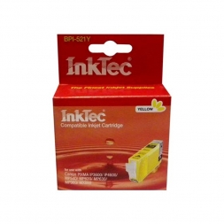 Картридж для CANON CLI-521Y PIXMA iP3600/4600/MP540/620/630/980 Yellow InkTec