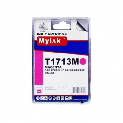 Картридж для (T1713) EPSON Expression Home XP-103/203/406 Magenta (10ml, Dye) MyInk SAL